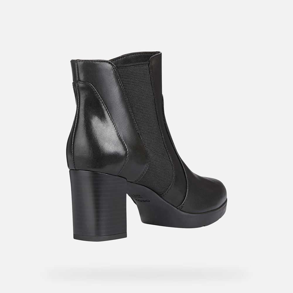 Botins Geox Senhora Pretas - Anylla - RLSTE9438